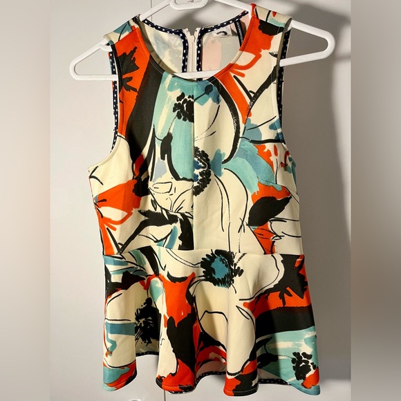 Akemi + Kin. Anthropolgie sleeveless floral top. - Picture 3 of 3